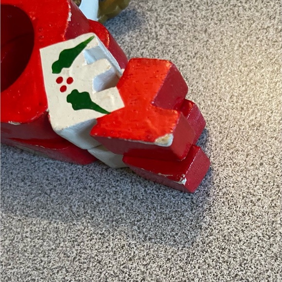 HP 🔥2 Vera Noel Snowman & Angel Wood Napkin Holders - Picture 6 of 8